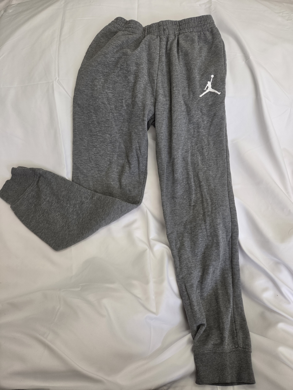 Jordan Kids Gray Jumpman Fleece Joggers